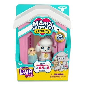 Little Live Pets Mama Surprise Families Poodle Interactive Mama's House Playset